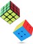 2 Adet Speed Cupe Rubik Küp Zeka Küpü 3x3 Hız Küpü,fidget Oyuncak Seyahat Zeka Oyunu Canlı Renkler ve Klasik 1