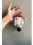 Yılbaşı Temalı Noel Baba Sevimli Peluş Model Anahtarlık , Çanta Aksesuarı Hediyelik (14 Cm) 3