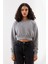 Crop Sweatshirt Gri Melanj 2