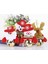 Noel Baba / Ayı / Ren Geyiği Asılı Ev Noel Süslemeleri 16 Adet (Yurt Dışından) 5