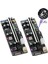2set Pcı-E 1x - 16X Grafik Kartı Uzatma Kablosu V009S Pro (Yurt Dışından) 5