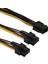 Pcı-E Pcı Express 6pin Dişi - Çift Çift 2 Bağlantı Noktalı 8pin (6 + 2pin)Erkek (Yurt Dışından) 3