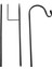 Çoban Kancaları Paslanmaya Dayanıklı Bahçe Kazığı Metal Stand 120X10X1CM (Yurt Dışından) 1
