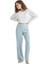 Kadın Uzun Kol Beyaz Pijama Takımı 51222 2