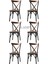 Mutfak Sandalye Cafe Sandalye Salon Sandalye Çapraz Tonet Sandalye 6 Adet 1