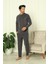 Erkek Manşetli Kışlık Polar Pijama Takımı 2267P 2