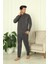 Erkek Manşetli Kışlık Polar Pijama Takımı 2267P 4