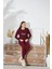 15452 Bayan Nakışlı Pijama Takım 1