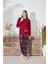 15450 Bayan Nakışlı Pijama Takım 2