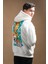 Regular Fit Kapşonlu 3 Iplik Kalın Içi Polarlı Kangru Cepli Baskılı Erkek Sweatshirt 2