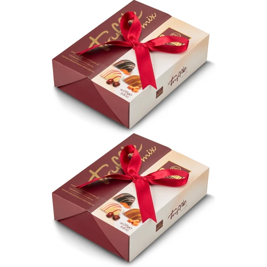 Gourmet Collection Truffle Çikolata Karışık 195g 2li Set (2x195g) Glutensiz