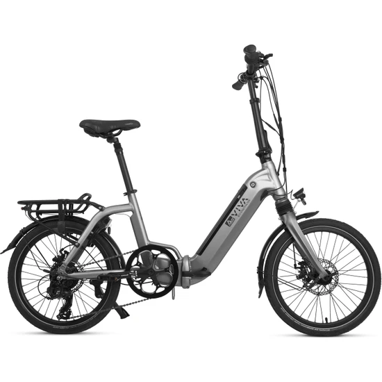 Katlanabilir Elektrikli Bisiklet B13 | Pedelec Gri | Güçlü 36V 14.0AH 45NM | Aspılsan Batarya | 20
