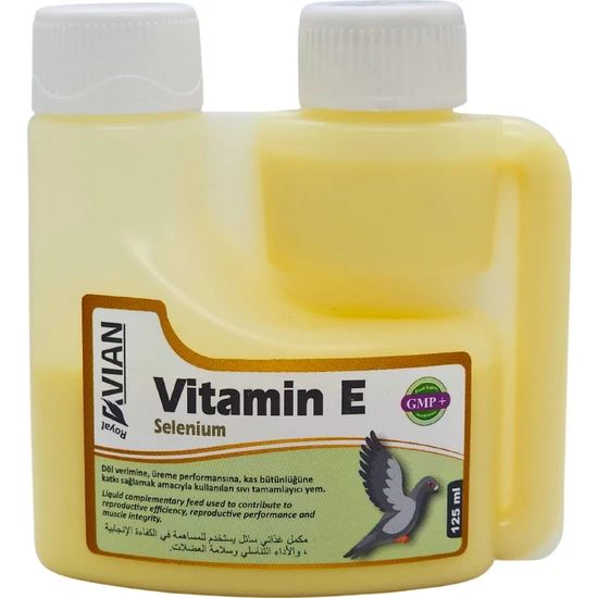 Royal Ilaç Vitamin E Selenyum 125 Ml. Yumurta Verim Arttırıcı ve Kızgınlık