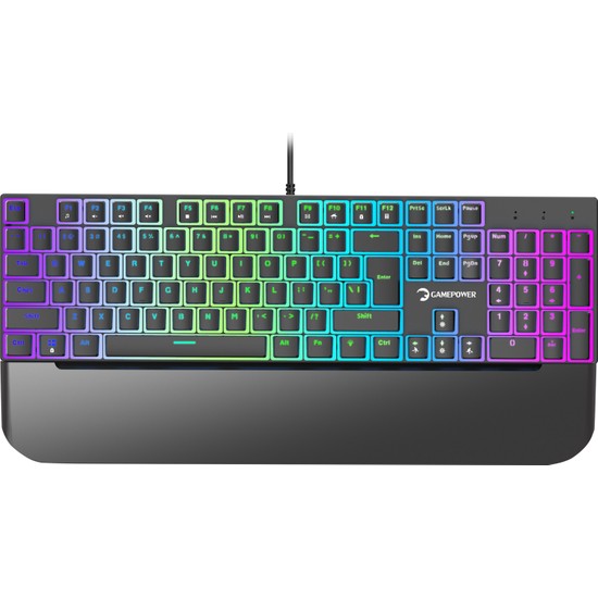 Gamepower Suki Mekanik Kırmızı Switch Puding Keycaps Türkçe Q 104 Tuş USB Gaming Klavye Ergonomik Tasarım