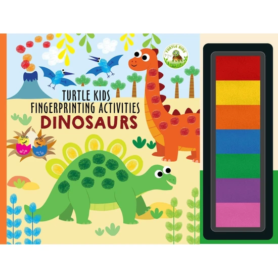Turtle Kids Fingerprinting Activities Dinosaurs