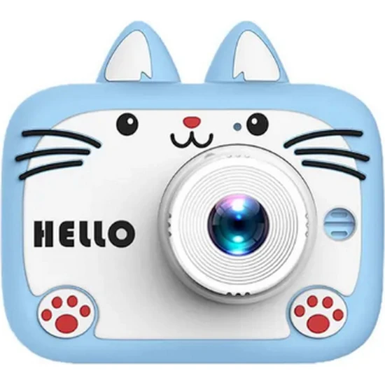 Vothoon Hello Çocuk Dijital Fotoğraf Makinası 20 Mp Video Kaydedici 2.0 Inç Çift Kameralı KS-102