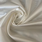 Ak-teksim Kumaş Tekstil Tasarım Ekru Saten Kumaş 150 cm En ( İthal Saten) Abiye, Elbise, Düğün Elbisesi, Peçeteler, Kese, Dekor, Ev tekstili