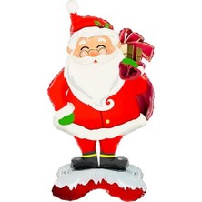 Kidspartim Ayaklı Noel Baba Folyo Balon 120X68 cm