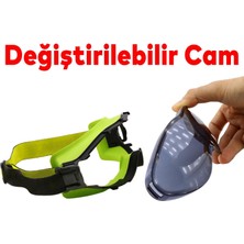 Nzb Kayak Gözlüğü Değiştirebilir Camlı Antifog Güneş Kar Koruyucu Gözlük Füme Snowboard Glasses Gözlük