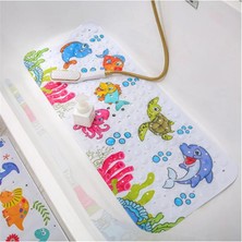 Masoffy E 100CMX40CM 40X100CM Küvet Kaymaz Mat Çocuk Banyo Baskı Sartoon Vantuz Pvc Banyo Paspas Tuvalet Zemin Mat Ayak Mat (Yurt Dışından)