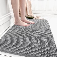 Masoffy Renk 2 40X120 cm Lüks Banyo Paspasları Halı Giriş Paspası Banyo Duş Küvet Kaymaz Şönil Alan Kilim Su Emici Paspas Kapı Halı (Yurt Dışından)