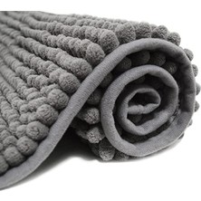 Masoffy Renk 2 40X120 cm Lüks Banyo Paspasları Halı Giriş Paspası Banyo Duş Küvet Kaymaz Şönil Alan Kilim Su Emici Paspas Kapı Halı (Yurt Dışından)