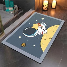 Masoffy A23 40-60 cm Pembe Halı Sevimli Halı Diatom Mat Banyo Paspas Çabuk Kuruyan Banyo Halısı Karikatür Domuz Kapı Mat Emici Kaymaz Ev Dekorasyon Yeni (Yurt Dışından)