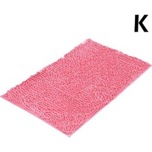 Masoffy K 40 cm x 60 cm Şönil Emici Banyo Paspas Tuvalet Kabarık Mutfak Ayak Halı Pedleri Yatak Odası Halısı Yıkanabilir I6L2 (Yurt Dışından)