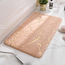 Masoffy Deve 50X80 cm Sahte Tavşan Saç Banyo Paspas Banyo Halıları Modern Ev Zemin Halıları Oturma Odası Yatak Odası Tuvalet Küvet Yan Ayak Pedi Anti-Skid (Yurt Dışından)