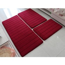 Masoffy Royalblue 3 Adet 1 Adet 40X60CM Su Emme Banyo Paspas Seti Kaymaz Banyo Paspası Çamaşır Makinesinin Yanında Oturma Odası Yatak Odası Tuvalet Zemin Halı 1 Adet/3 Adet (Yurt Dışından)