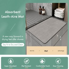 Masoffy A-Kahverengi 450 mm x 700 mm Banyo Kaymaz Mat Diatom Çamur Emici Ped Iskandinav Tarzı Tuvalet Zemin Mat Yumuşak Diatomit Banyo Tuvalet Halı (Yurt Dışından)