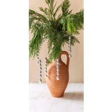 Emtory Home 5 Adet Zil Boncuklu Gümüş Ağaç Süsü - Yılbaşı Süsü