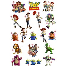 Lilya Sticker Oyuncak Hikayesi 3D Kabartmalı Sticker Seti