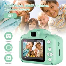 Qasul Çocuklar Için Mini Hd 1080P Dijital Fotoğraf Makinesi - 5 Oyun Yüklü  Egitici Fotoğraf Makinesi