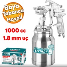 Badem10 Metal Ahşap Pilastik Yüzey Boyama Tabancası Alttan Depolu Havalı Boya Tabanca 1000 cc