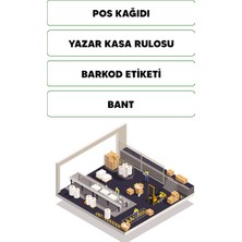 Coly Ambalaj 56 x 14 Termal Pos Rulosu Pos Kağıdı
