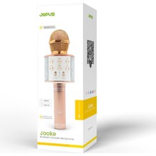 Pastime Karaoke Mikrofon Bluetoothlu Hafıza Kartı USB Bellek ve Aux Girişli Gold