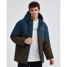 Skechers M Outerwear Padded Jacket Erkek Petrol Mont S232059-405
