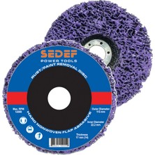 Sedef Power Tools Pas Silici Mor Flap Disk Silikon 115X22 Mm 55058