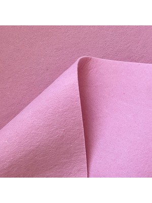 Ak-teksim Kumaş Tekstil Tasarım Keçe Kumaş Tozpembe Renk (100cm En) 3mm Figür, El işi, Çanta, Dekor, Hobi Aktiviteleri, Süsleme, Parti