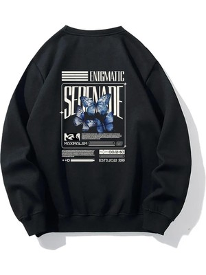 Brz Collection Unisex Oversize Enigmatic Serenade Sweatshirt