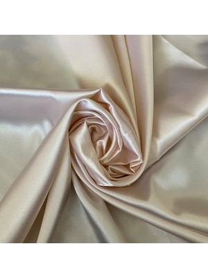 Ak-teks Tekstil Pudra Saten Kumaş 150 cm En (İthal Saten) Abiye, Elbise, Düğün Elbisesi, Peçeteler, Kese, Dekor, Evtekstili