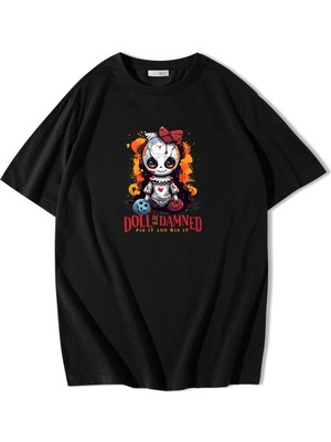 BRZ Collection Oversize Unisex Doll Of The Damned T-Shirt