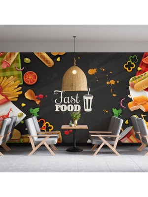 Lotus Aura Fast Food Restaurant Duvar Kağıdı, Kafeterya Duvar Resmi, Cafe Duvar Kağıdı