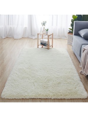 Masoffy Deve Yaklaşık 80X120 cm Yumuşak Peluş Banyo Halı Yatak Odası Başucu Ayak Mat Düz Renk Su Emme Halı Kalınlaşmak Kaymaz Banyo Paspas Zemin Halı (Yurt Dışından)