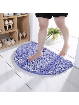 Masoffy Açık Mor 40CMX60CM Şönil Paspas Paspas Banyo Emici Mat Yatak Odası Halısı Oturma Odası Mat Banyo Kaymaz Mat Mutfak Mat (Yurt Dışından)