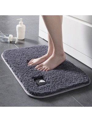 Masoffy Mor 500MMX800MM Kapalı Banyo Halısı Kaymaz Set Emici Kir Toplayıcı Dikdörtgen Paspaslar Ayaklar Yumuşak Mikrofiber Ev Halı Kaymaz Banyo Paspası (Yurt Dışından)