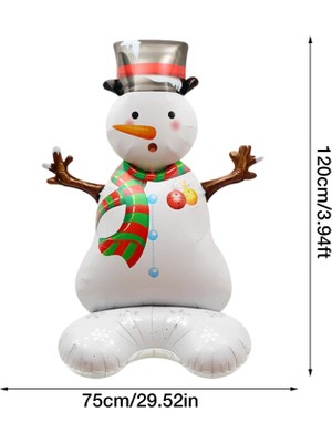 Kidspartim Ayaklı Kardan Adam  Folyo Balon 112X95 cm