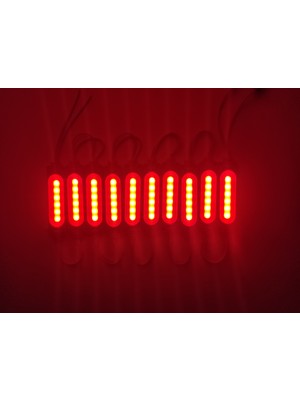 Replax Parmak Cob LED Kırmızı 12 Volt Su Geçirmez 10,lu 3m Bantlı Kesilebilir 0409972