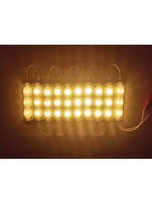 Replax Camlı Parmak LED Lamba Amber 12 Volt Su Geçirmez 10,lu 3m Bantlı Kesilebilir 0409927